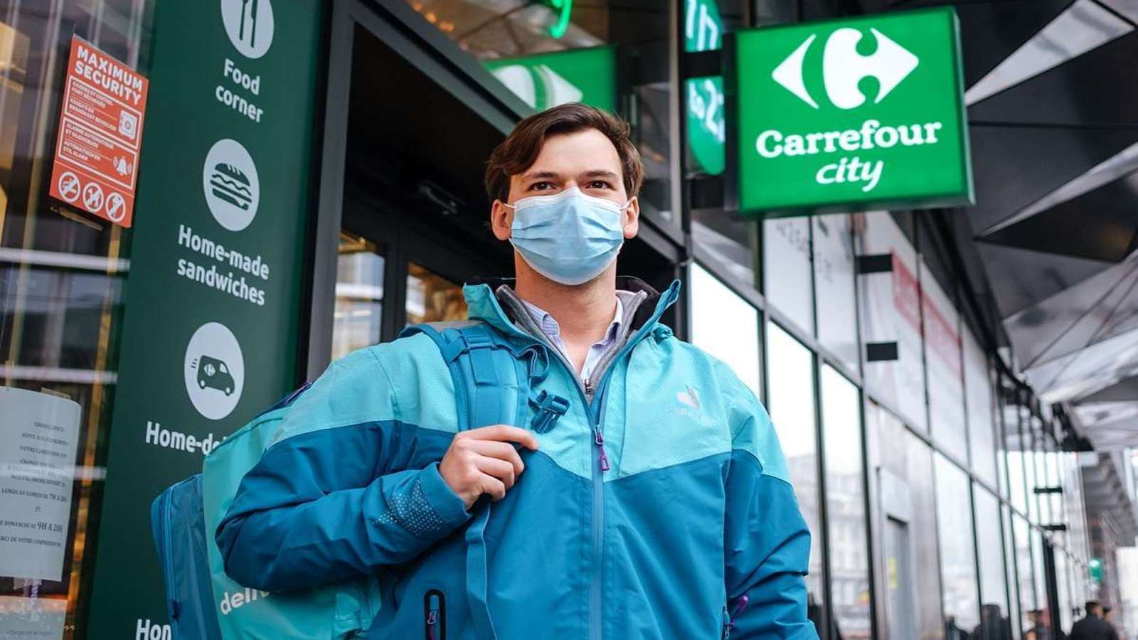 Thumbnail for France latest country to be included in Carrefour’s grocery delivery partnership with Deliveroo