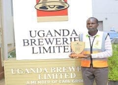 Thumbnail for Uganda Breweries marks 10 years of No Lost Time in operation, gets OHS Excellence award