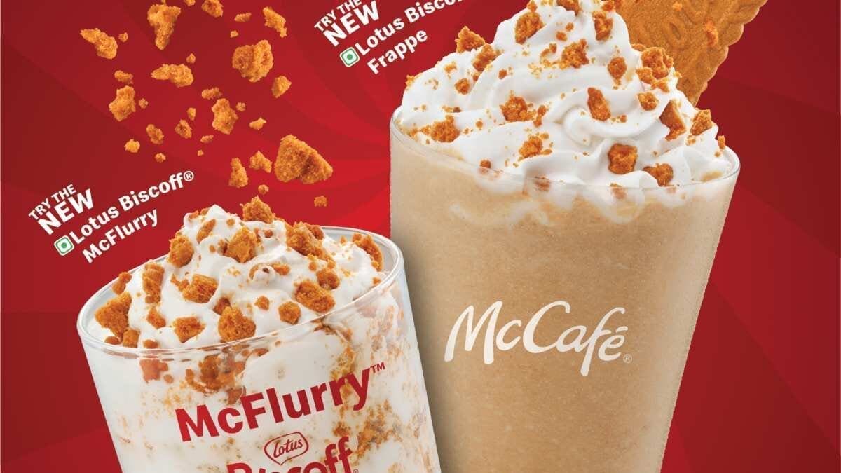 Thumbnail for McDonald’s India teams up with Lotus Biscoff to introduce new desserts. 