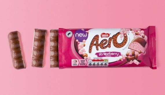 Thumbnail for Spar UK to launch Nestle’s Aero strawberry flavor-sharing bar 