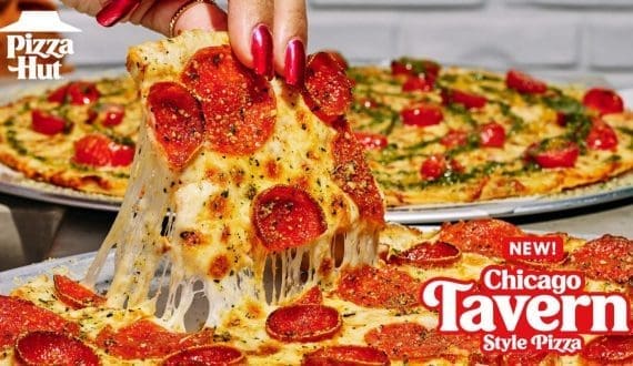 Thumbnail for Pizza Hut launches innovative thin-crust pizza, toppings 