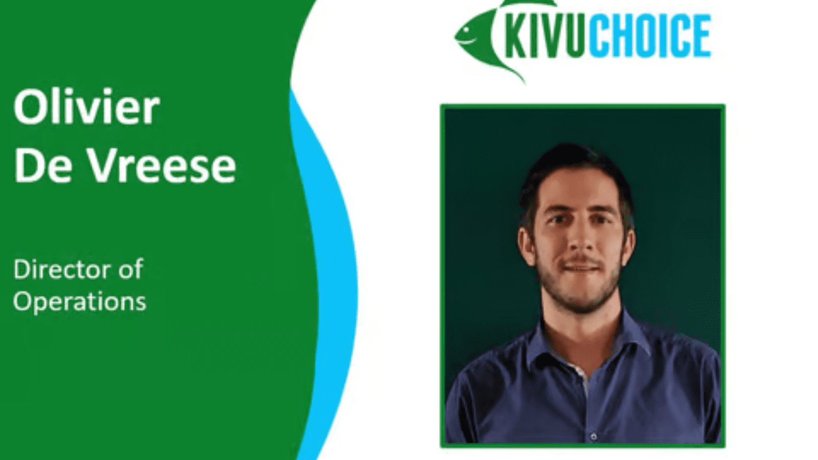 Thumbnail for Kivu Choice appoints Olivier De Vreese as new Director of Operations