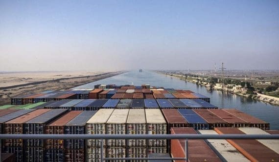 Thumbnail for Suez Canal trade faces slow recovery despite ceasefire