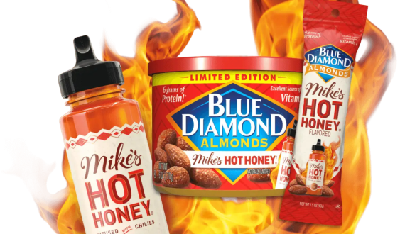 Thumbnail for Blue Diamond, Mike’s Hot Honey partner to launch spicy snacks