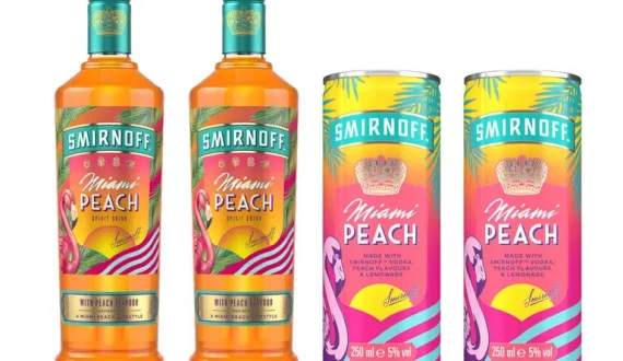 Thumbnail for Diageo expands Smirnoff Range with Miami Peach Vodka 