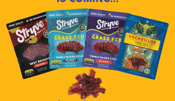 Thumbnail for Stryve Foods introduces new high-protein meat snacks