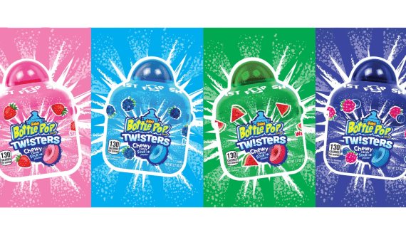 Thumbnail for Bazooka Candy launches Baby Bottle Pop Twisters expanding its product range