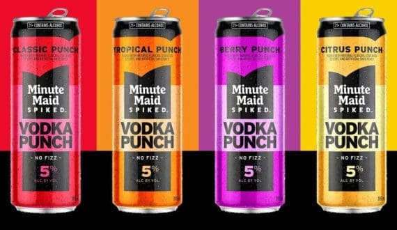 Thumbnail for Minute Maid expands alcohol portfolio with new vodka punch, spiked pink lemonade 