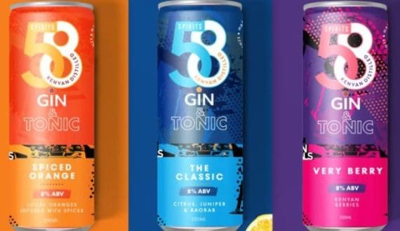Thumbnail for African Originals expands 5.8 Gin brand with launch of new RTD flavors