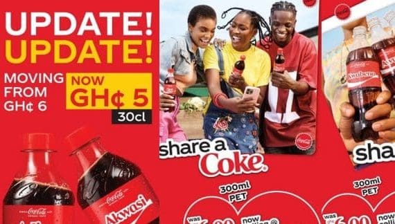 Thumbnail for Coca-Cola Ghana reduces price of 300ml bottle to enhance consumer value 