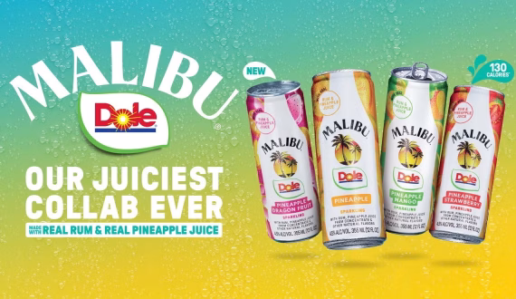 Thumbnail for Pernod Ricard’s Malibu partners with Dole to launch new RTD cocktail range 