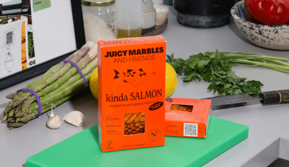 Thumbnail for Juicy Marbles launches plant-based salmon filet in the US market