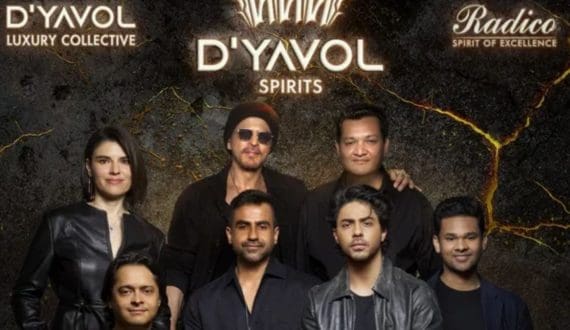 Thumbnail for Radico Khaitan partners with Shah Rukh Khan and Aryan Khan for D’Yavol spirits launch 