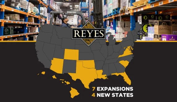 Thumbnail for Reyes Beverage Group acquires RNDC operations across 10 US states and Washington