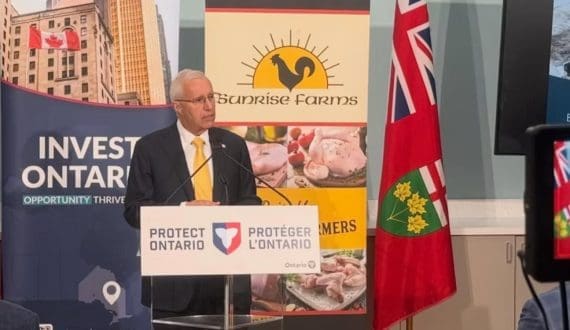 Thumbnail for Sunrise Farms to invest US$73M in new Ontario poultry processing plant