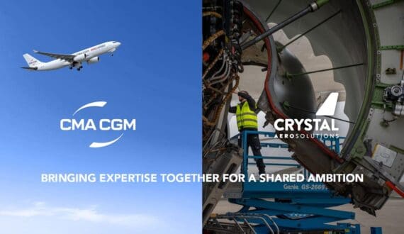 Thumbnail for CMA CGM signs preliminary agreement to acquire Crystal Aero Solutions, boost air cargo maintenance
