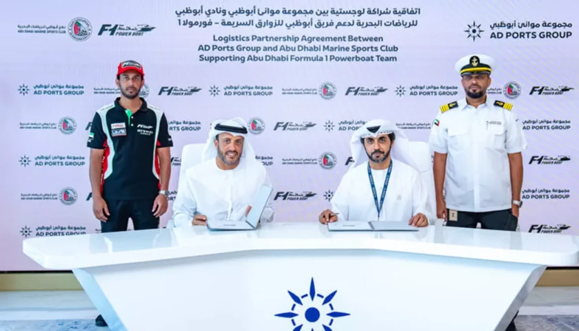 Thumbnail for AD Ports partners with Team Abu Dhabi as Official Logistics Partner for F1H2O Championship