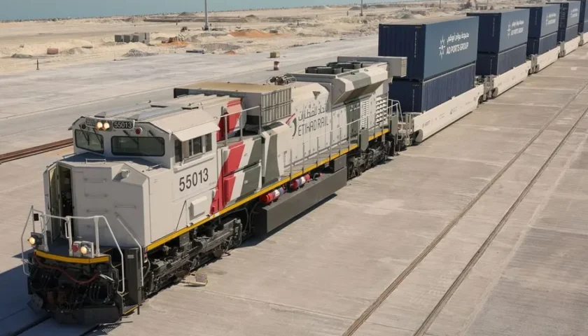 Thumbnail for Etihad Rail, AD Ports launch 200km Fujairah-Abu Dhabi freight service