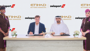 Etihad, Swissport expand partnership to 40 airports