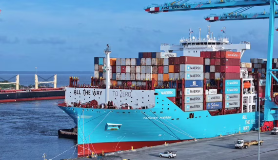 Thumbnail for Maersk completes first US ship-to-ship ethanol bunkering for a deep-sea container vessel